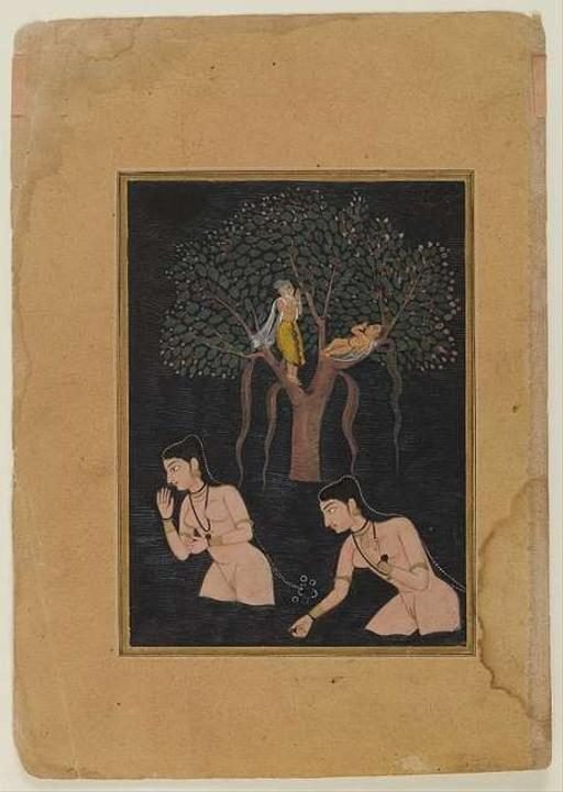 Indian miniature painting — replacement artwork slot